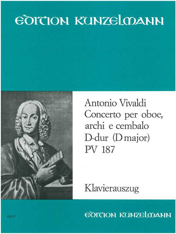 Concerto D-Dur PV187&nbsp;&nbsp;per oboe, archi e cembalo&nbsp;&nbsp;für Oboe und Klavier