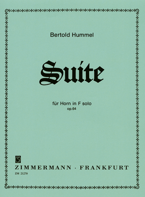 Suite op.64 für Horn in F&nbsp;&nbsp;&nbsp;&nbsp;