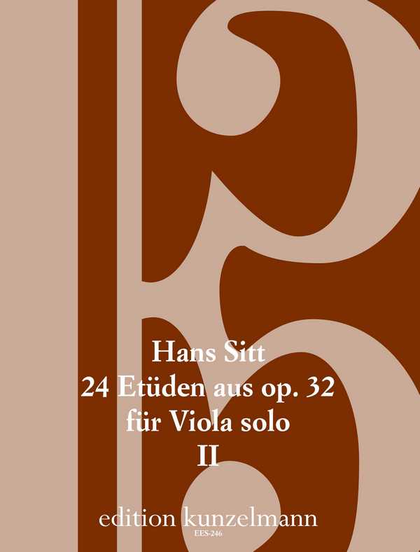 24 Etüden aus op.32 Band 2  für Viola solo  