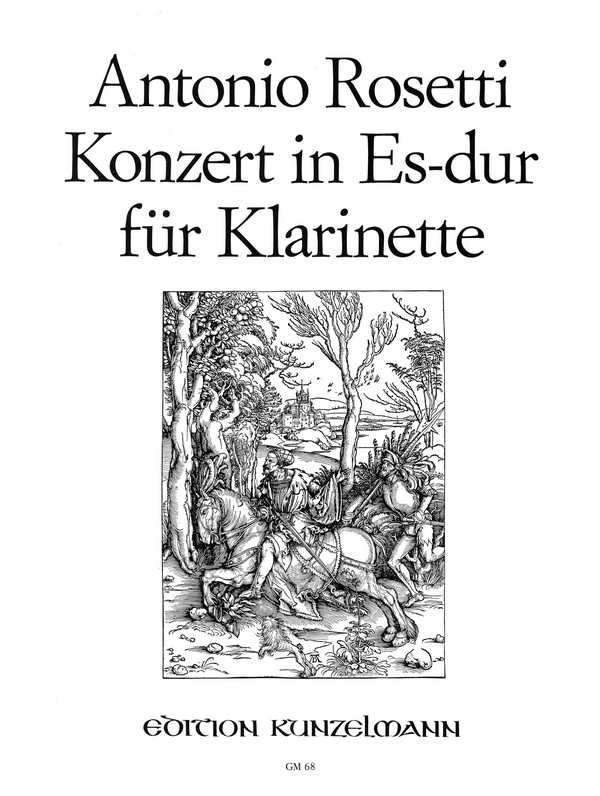 Konzert Es-Dur  für Klarinette und Orchester  für Klarinette und Klavier