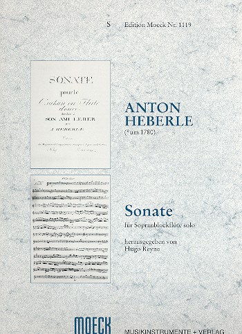 Sonate (1808)   für Sopranblockflöte solo  
