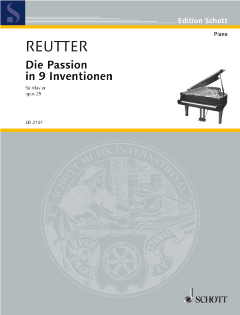 Die Passion in 9 Inventionen op. 25&nbsp;&nbsp;für Klavier&nbsp;&nbsp;
