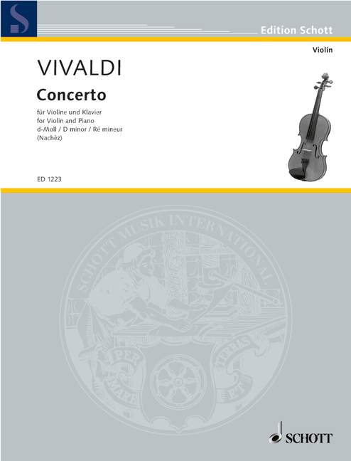 Concerto d-Moll RV 244/PV 263&nbsp;&nbsp;für Violine und Streicher&nbsp;&nbsp;Klavierauszug mit Solostimme