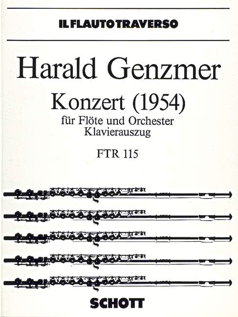 Konzert  für Flöte und Orchester  für Flöte und Klavier