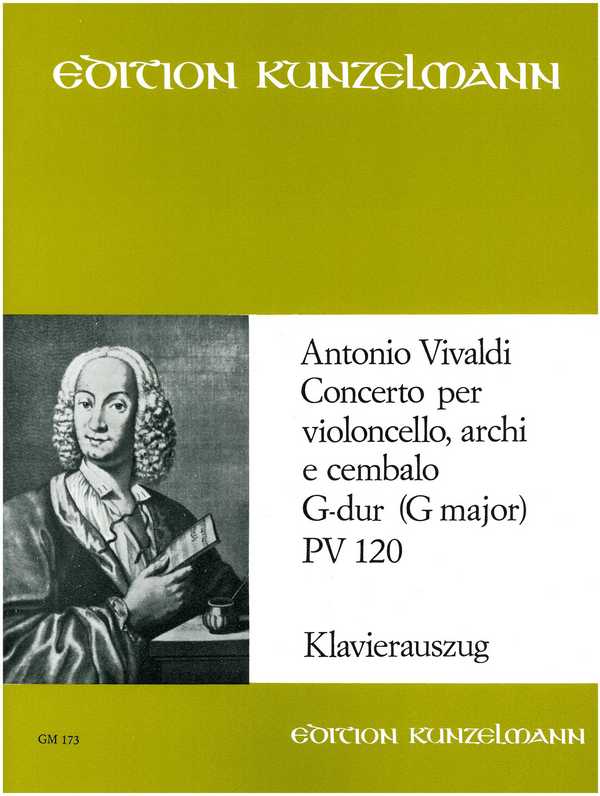 Konzert G-Dur PV120&nbsp;&nbsp;für Violoncello, Streicher und Cembalo&nbsp;&nbsp;Violoncello und Klavier