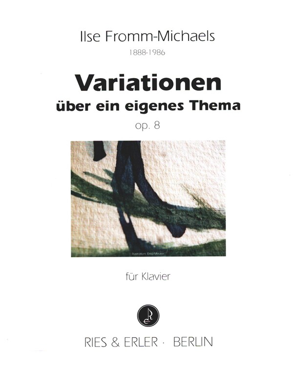 Variationen über ein eigenes&nbsp;&nbsp;Thema op.8 für Klavier&nbsp;&nbsp;