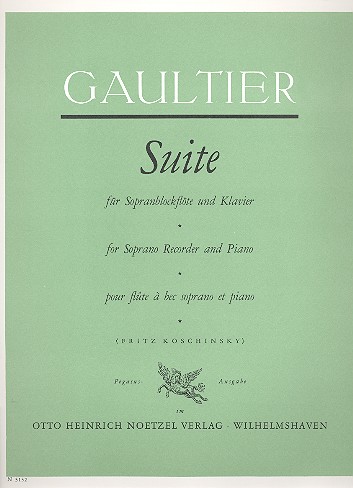 Suite   für Sopranblockflöte und Klavier  