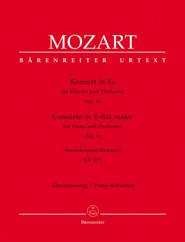 Konzert Es-Dur Nr.9 KV271 für Klavier und Orchester&nbsp;&nbsp;für 2 Klaviere  &nbsp;&nbsp;Spielpartitur
