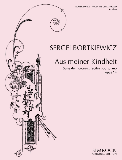 Aus meiner Kindheit op.14 Suite de morceaux faciles  pour piano  