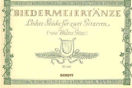 Biedermeier-Tänze  für 2 Gitarren  