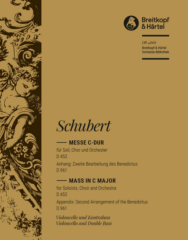 Messe C-Dur op.48 D452&nbsp;&nbsp;für Soli, Chor, Orchester und Orgel&nbsp;&nbsp;Violoncello / Kontrabass