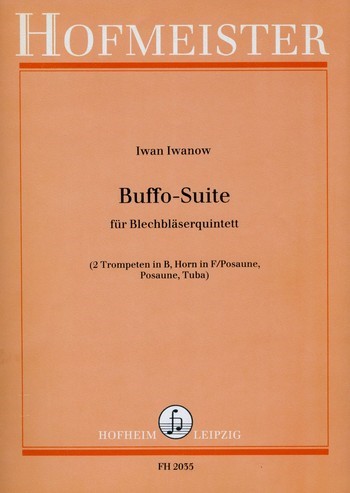 Buffo-Suite für 5 Blechbläser  Partitur und Stimmen  