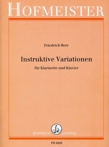 Instruktive Variationen für  Klarinette und Klavier  