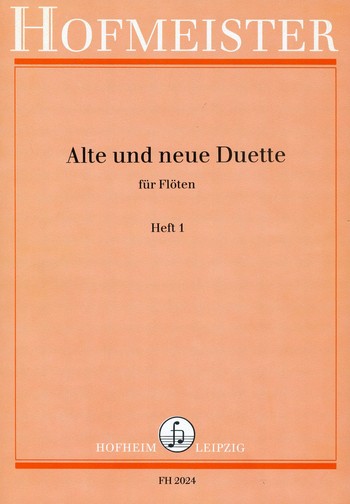 Alte und neue Duette Band 1  für Flöten  