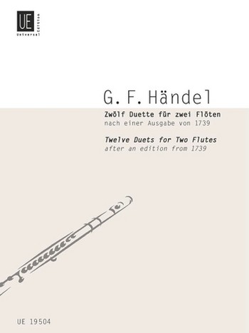 12 Duette für 2 Flöten  nach einer Ausgabe von 1739  