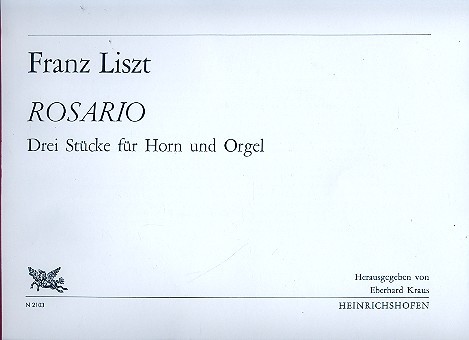 Rosario - 3 Stücke&nbsp;&nbsp;für Horn und Orgel&nbsp;&nbsp;
