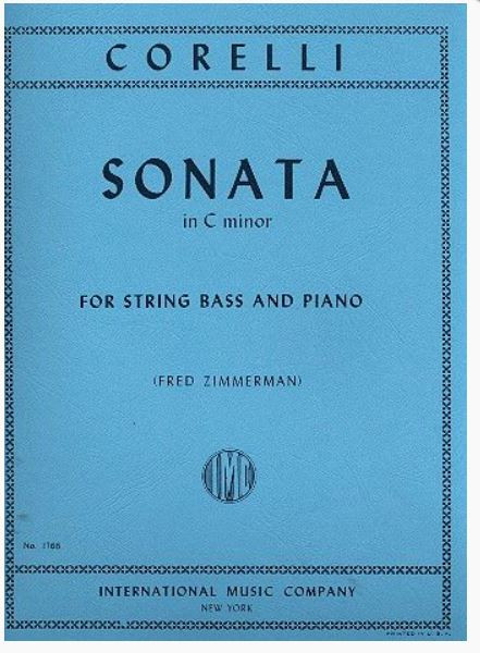 Sonata c minor op.5,8  for double bass and piano  