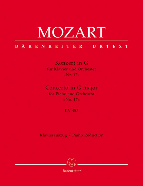 Konzert G-Dur KV453 &nbsp;&nbsp;für Klavier und Orchester &nbsp;&nbsp;für 2 Klaviere