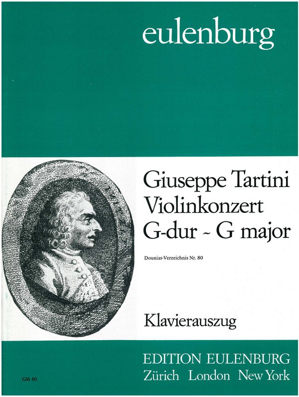 Konzert G-Dur&nbsp;&nbsp;für Violine und Orchester&nbsp;&nbsp;für Violine und Klavier