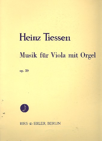 Musik für Viola mit Orgel op.59