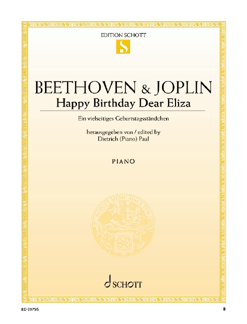Beethoven, Ludwig van / Joplin, Scott: Happy Birthday Dear Eliza&nbsp;&nbsp;für Klavier&nbsp;&nbsp;