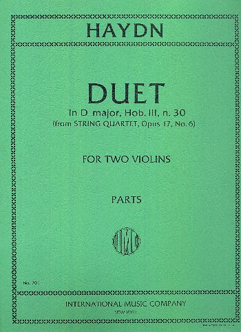 Duet in d major op.102&nbsp;&nbsp;for 2 violins&nbsp;&nbsp;score