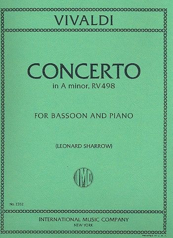 Concerto a minor no.2  for bassoon and piano  