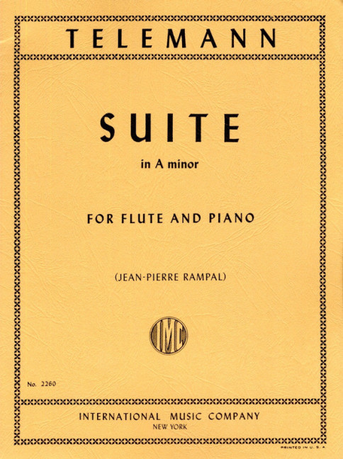 Suite a minor&nbsp;&nbsp;for flute and piano&nbsp;&nbsp;