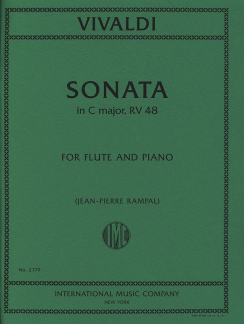 Sonata C major F.XV:3&nbsp;&nbsp;for flute and piano&nbsp;&nbsp;RAMPAL, ED.