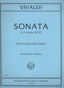 Sonata F major F.V:14&nbsp;&nbsp;for flute and piano&nbsp;&nbsp;