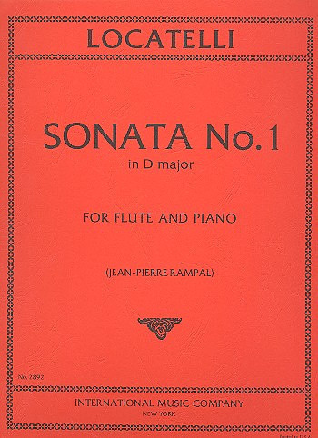 Sonata D major no.1&nbsp;&nbsp;for flute and piano&nbsp;&nbsp;