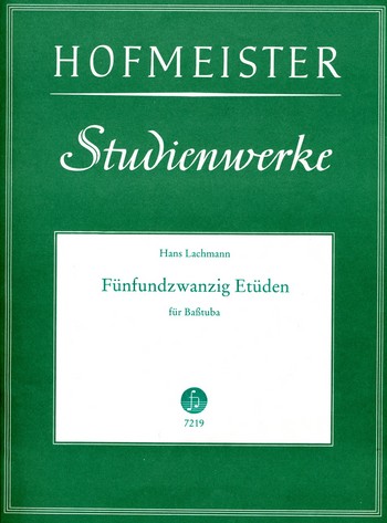 25 Etüden  für Basstuba  