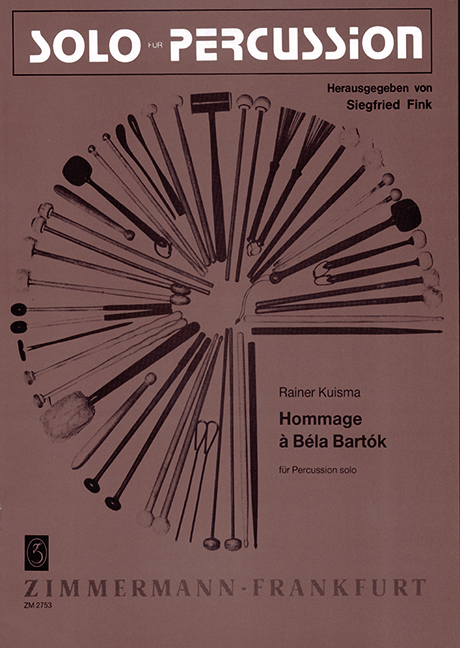Hommage à Bela Bartok&nbsp;&nbsp;für Percussion solo&nbsp;&nbsp;