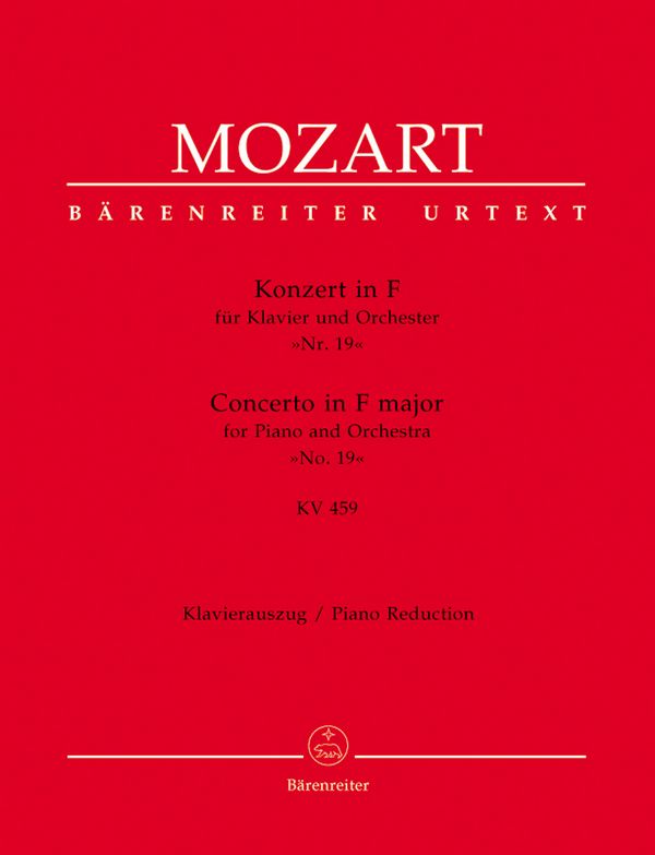 Konzert F-Dur KV459 &nbsp;&nbsp;für Klavier und Orchester &nbsp;&nbsp;für 2 Klaviere