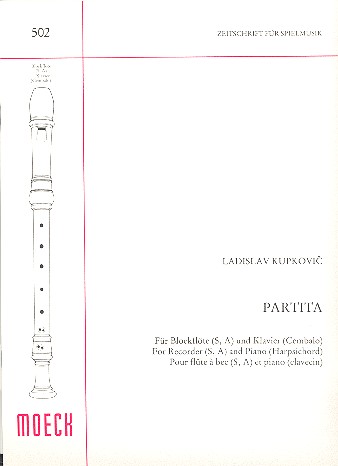 Partita für Blockflöte (SA)&nbsp;&nbsp;und Klavier&nbsp;&nbsp;
