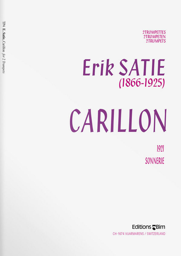 Carillon sonnerie pour 2 trompettes&nbsp;&nbsp;&nbsp;&nbsp;