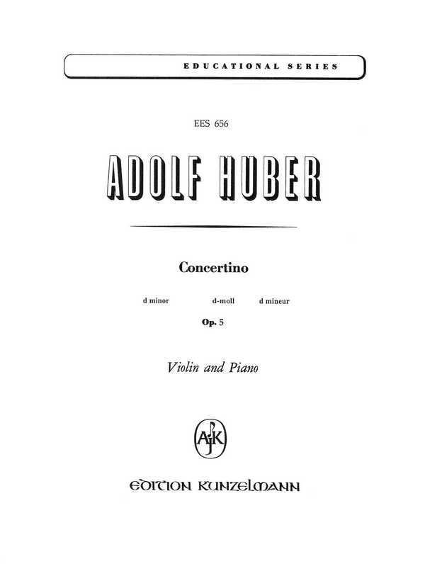 Concertino d-Moll op.5  für Violine und Klavier (1.-3. Lage)  