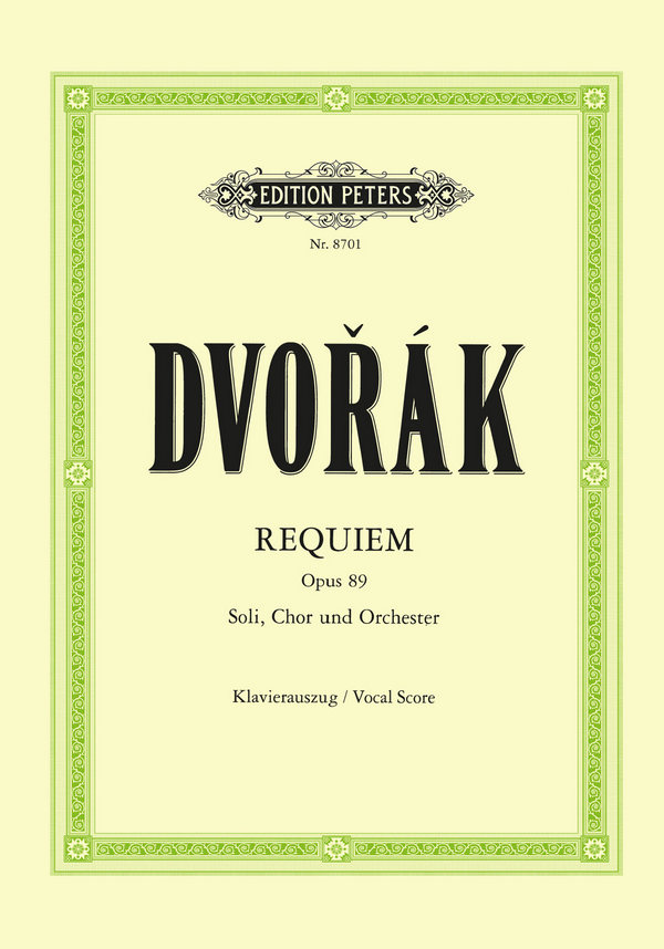 Requiem&nbsp;&nbsp;für Soli, Chor und Orchester&nbsp;&nbsp;Klavierauszug