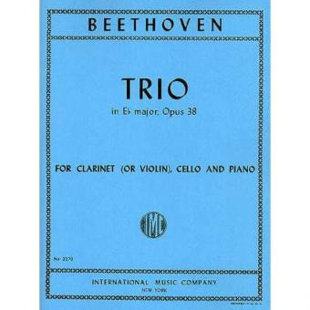 Trio E flat major op.38&nbsp;&nbsp;for clarinet, cello and piano&nbsp;&nbsp;