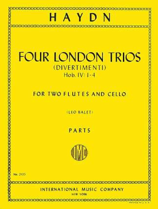 London Trios&nbsp;&nbsp;for 2 flutes and cello&nbsp;&nbsp;Stimmen