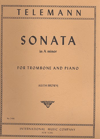 Sonata a minor&nbsp;&nbsp;for trombone and piano&nbsp;&nbsp;