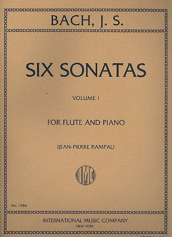 6 Sonatas vol.1 (nos.1-3)&nbsp;&nbsp;for flute and piano&nbsp;&nbsp;