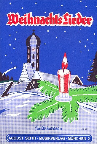 Weihnachtslieder Album für Akkordeon&nbsp;&nbsp;leicht spielbar&nbsp;&nbsp;