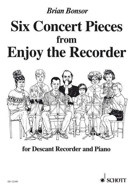 6 Concert Pieces from Enjoy the Recorder  for recorder and piano  
