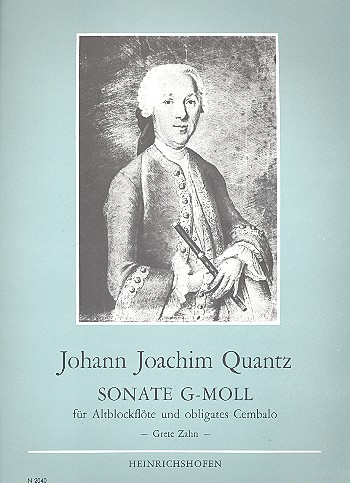 Sonate g-Moll   für Altblockflöte und Obligates Cembalo  
