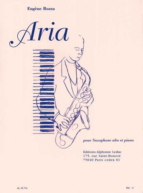 Aria  pour saxophone alto et piano  