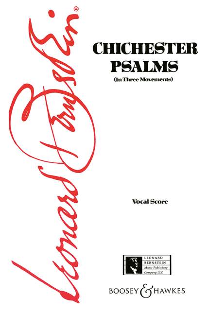 Chichester Psalms  für Knabenstimme (oder S), gem Chor und Orchester  Klavierauszug