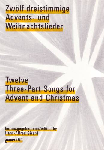 12 dreistimmige Advents- und  Weihnachtslieder für  3 Blockflöten (SAT)