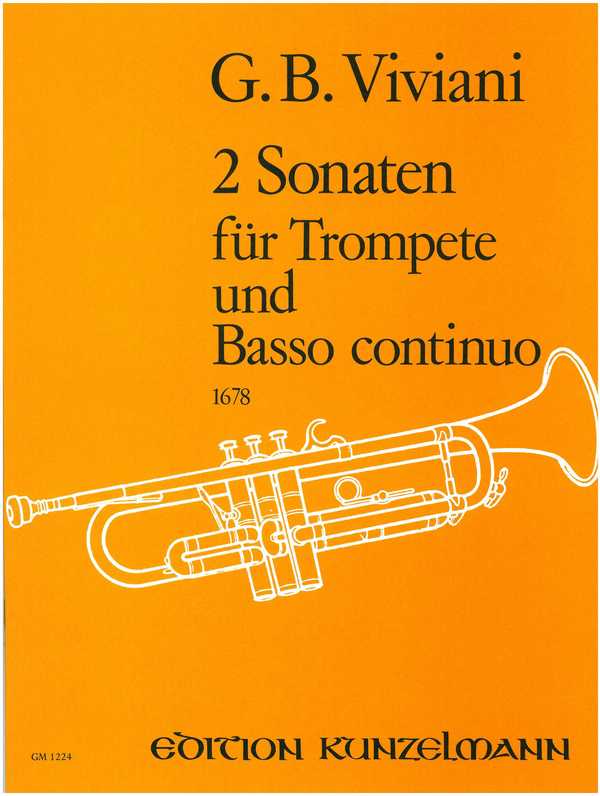 2 Sonaten  für Trompete und Bc  