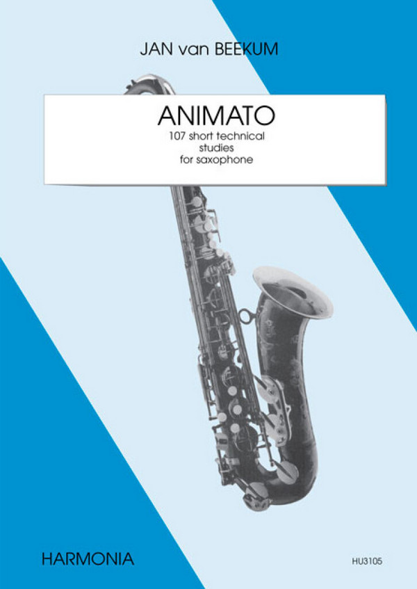 Animato for saxophone  107 short technical studies  
